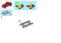 LEGO 8258 instructions page 3 – build guide